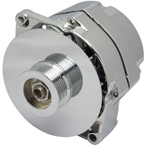 Gm Chrome 1 Wire Serpentine 6 Groove Chevy Small Block