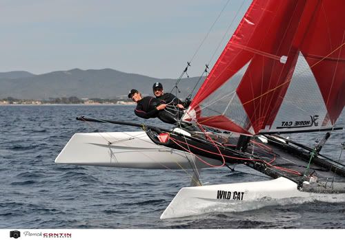 The all-new Hobie Wild Cat F18. This no apologies racing cat will 