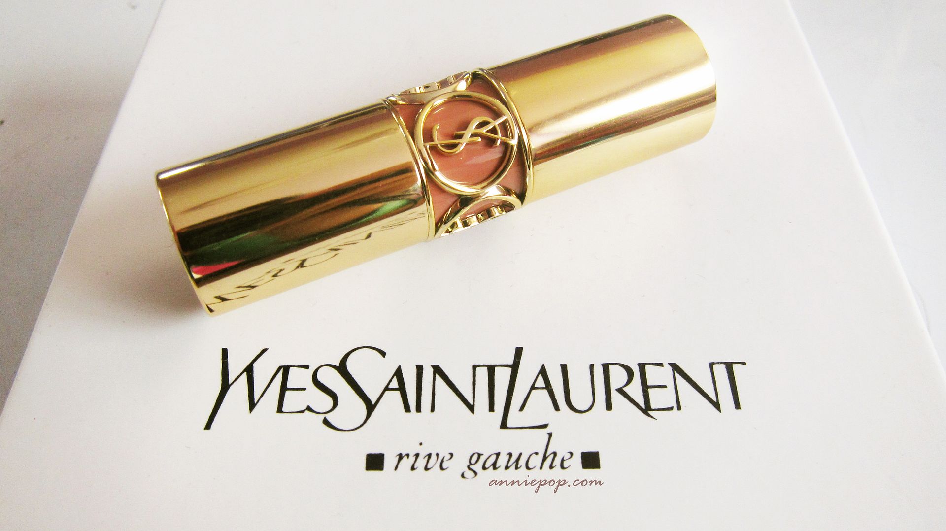 YSL gold logo ring