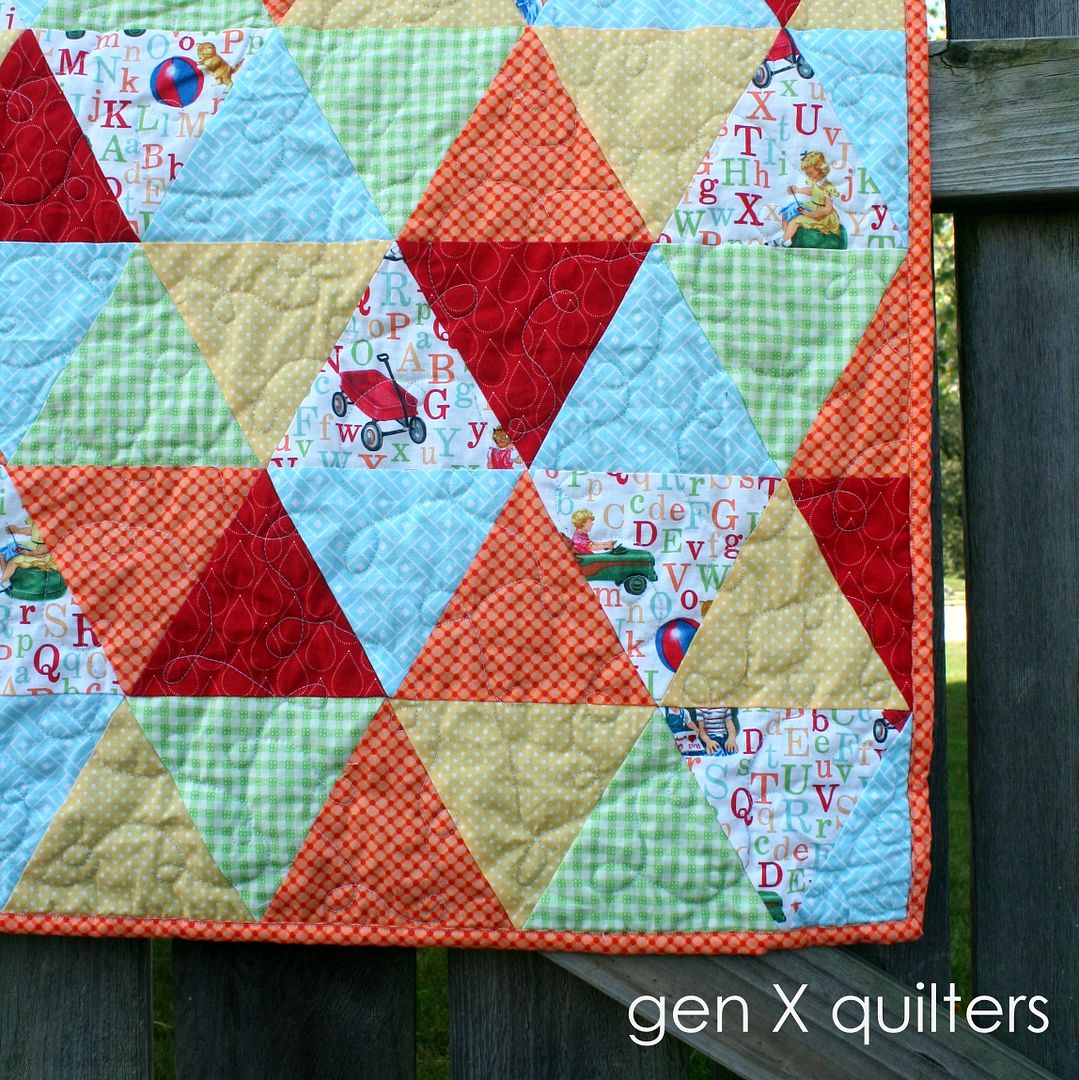 equilateral-triangle-baby-quilt-finish-annemarie-chany