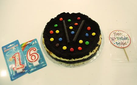 16 Yr Old Birthday Cheesecake