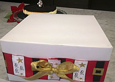 Christmas Cheesecake Box