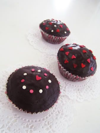Valentine's Day Red Velvet Cupcakes in a Box