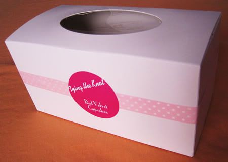 Red Velvet Cupcakes with Box
