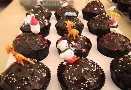 Christmas Red Velvet Cupcakes