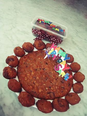 Banana Choco Chunk Chewy Cake