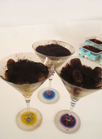 Tiramisu in a glass