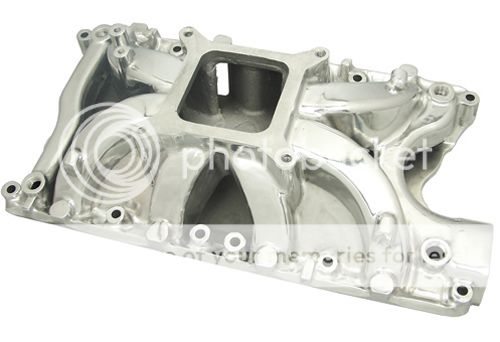 Polished 351 ford air gap intake manifold #8