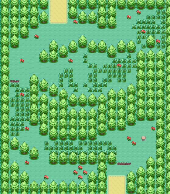 Pokémon Game Map Off